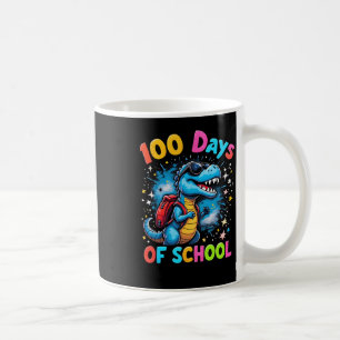 Taza De Café Trex 100 días más inteligente 100 días de escuela
