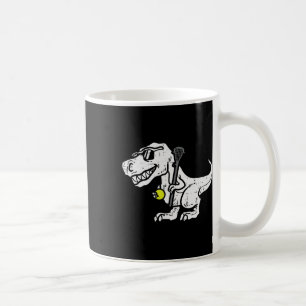 Taza De Café Trex Dinosaur Lacrosse Divertido Lax Jugador Porte