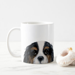 Taza De Café Tri arrogante del perro de aguas de rey Charles