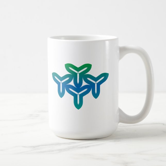 Taza De Café Tri-blade gótico (Derecha)