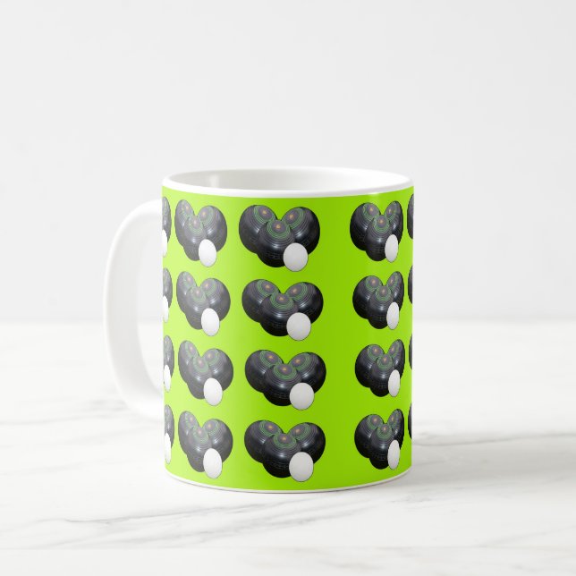 Taza De Café Tríada de precisión: Trio Jack en Lime (Anverso izquierdo)