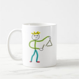 Taza De Café Triangle Playing Stickman
