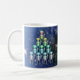 Taza De Café Triángulo Alien