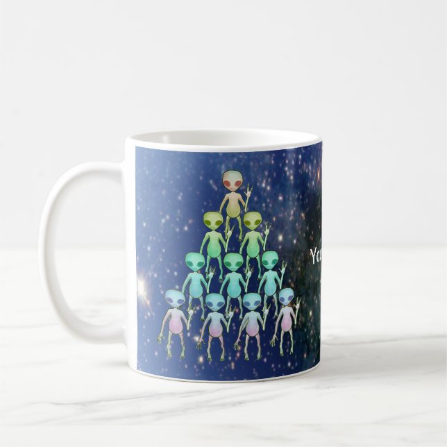 Taza De Café Triángulo Alien (Izquierda)