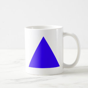 Taza De Café Triángulo Azul Trans El MUSEO Regalos Zazzle