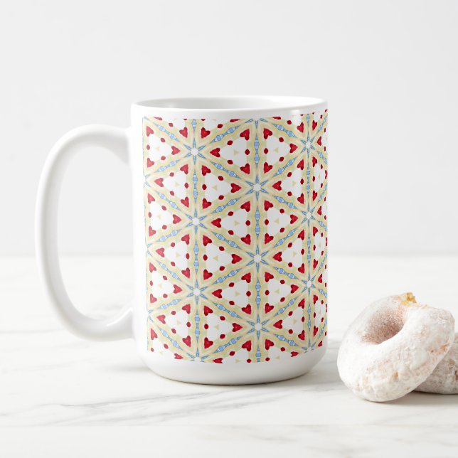 Taza De Café Triángulo de amor (Con donut)