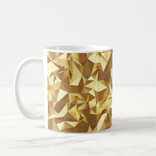 Taza De Café Triángulo de oro: Textura de fondo abstracta.