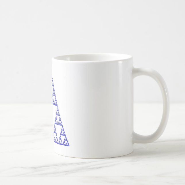 Taza De Café Triángulo de Sierpinski (Derecha)