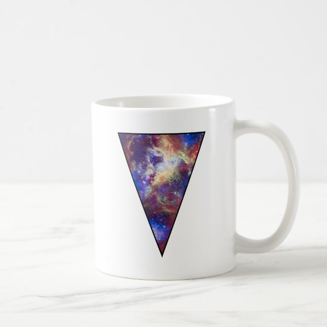 Taza De Café Triángulo espacial (Derecha)
