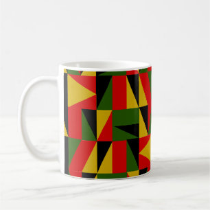 Taza De Café Triángulos de la historia negra café Mug