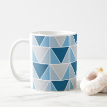 Triángulos geométricos de gris azul geométrico geo