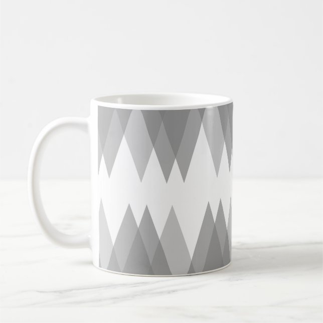Taza De Café Triángulos grises (Izquierda)