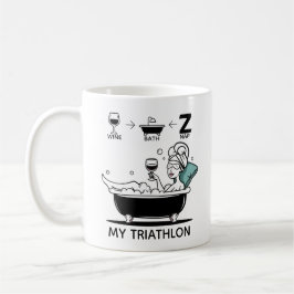 Taza De Café Triatlón femenino