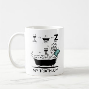 Taza De Café Triatlón femenino