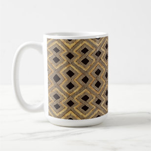 Taza de café tribal africana BaKuba