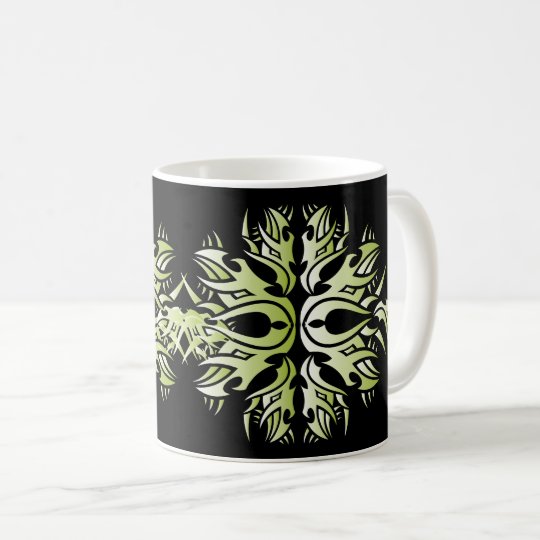 Taza De Café Tribal mug 6 green