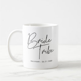 Taza De Café Tribu de novia minimalista moderna