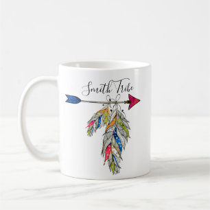 Taza De Café Tribu familiar clásica personalizada