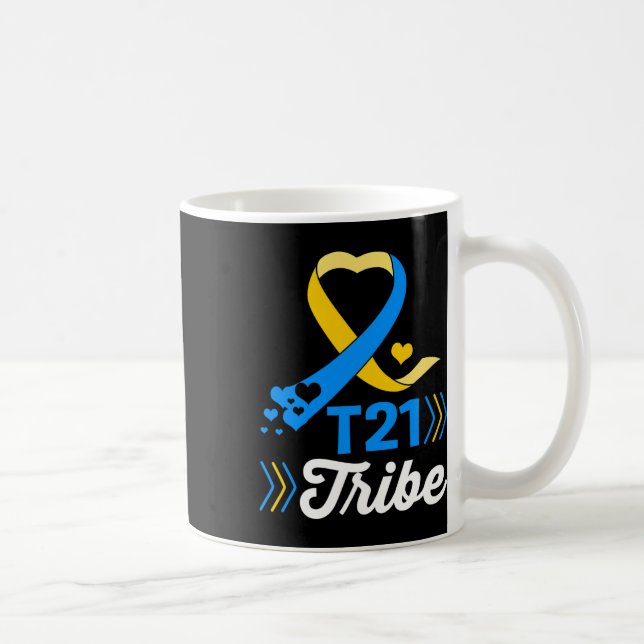 Taza De Café Tribu T21 Sensibilización sobre el Síndrome de Fle (Derecha)