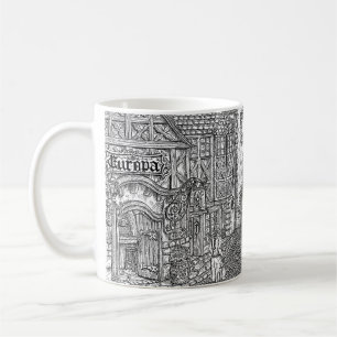 Taza De Café Tributo A Europa - Mug De Café Blanco Y Negro