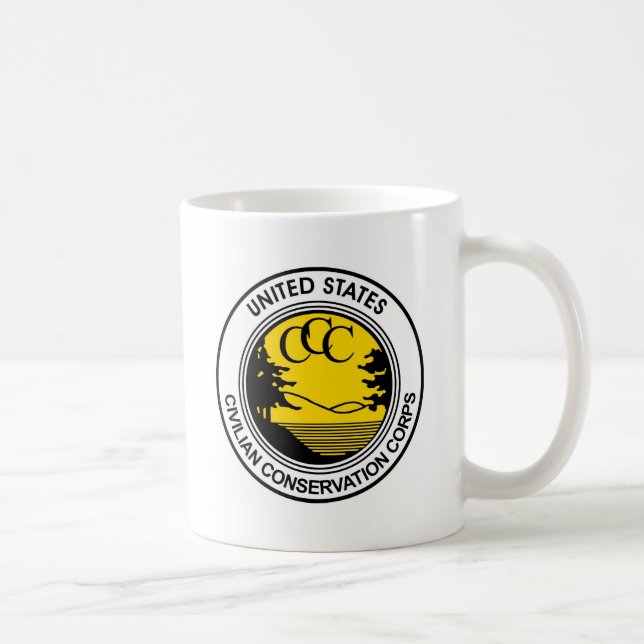 Taza De Café Tributo civil del cuerpo de la protección del CCC (Derecha)