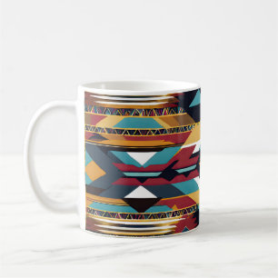 Taza De Café Tributo de resumen nativo americano 02
