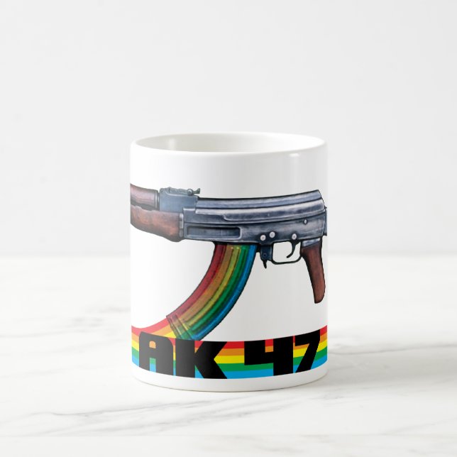 Taza De Café Tributo retro de AK-47 (Centro)