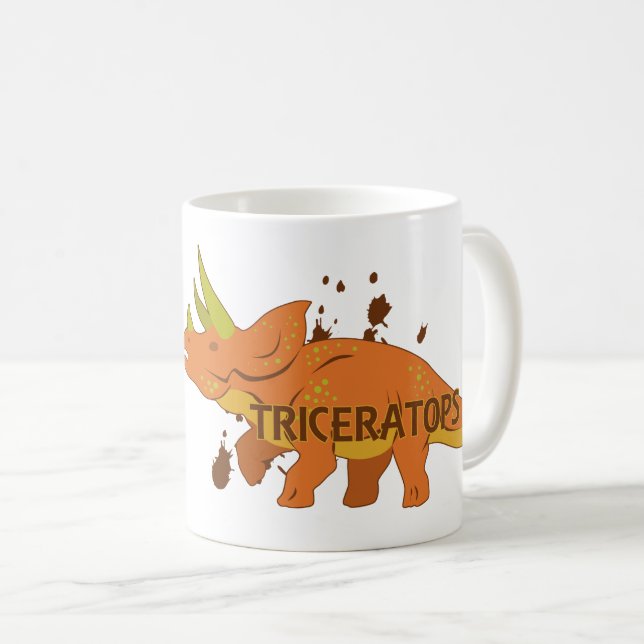 Taza De Café Triceratops (Anverso derecho)