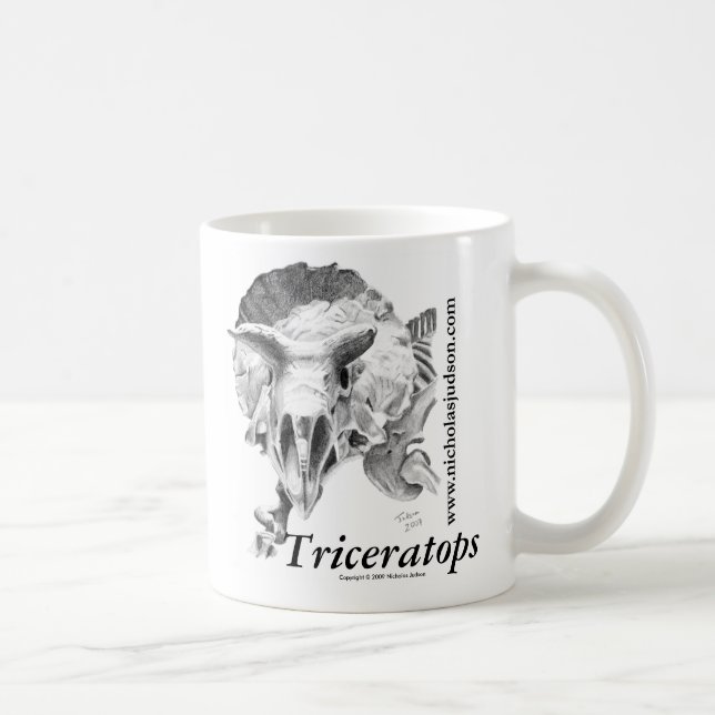 Taza De Café Triceratops (Derecha)