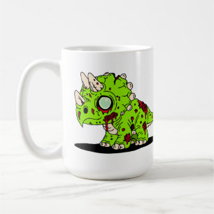 Taza De Café Triceratops Zombie 