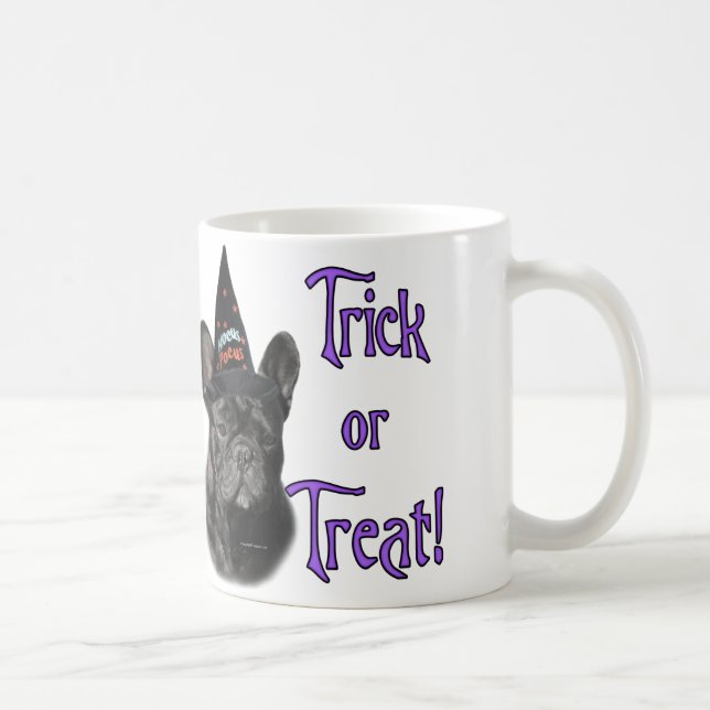 Taza De Café Trick de Bulldog francés (Derecha)