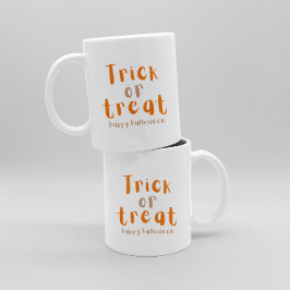 Taza De Café Trick de Halloween o trate café Mug