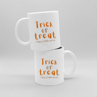 Taza De Café Trick de Halloween o trate café Mug