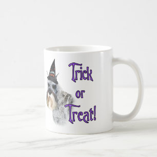 Taza De Café Trick de Schnauzer en miniatura