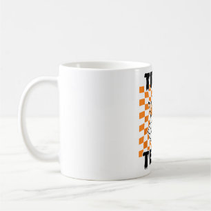 Taza De Café Trick O Teach Ghost Retro Groovy Halloween Teache