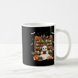 Taza De Café Trick O Teach Spooky Teacher Cute Ghost Read Book