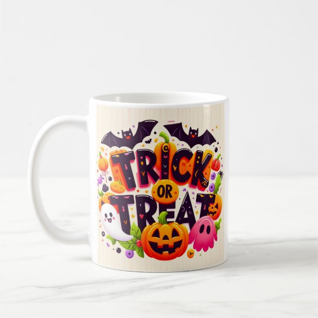 Taza De Café TRICK o TRATAMIENTO (Izquierda)