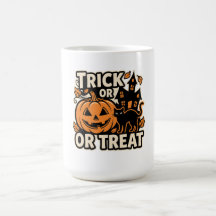 Trick or Treat Halloween Parche de Gato