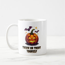 Taza De Café Trick or Treat Yourself Halloween en Español