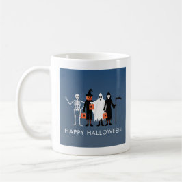 Taza De Café Trick or Treaters Halloween en español