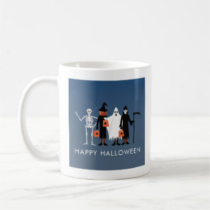 Taza De Café Trick or Treaters Halloween en español