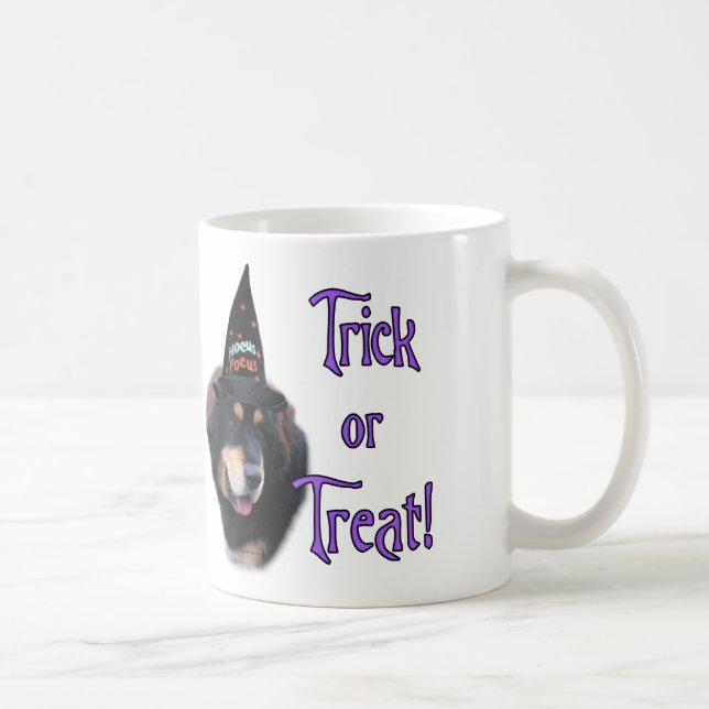Taza De Café Trick Tibetano Mastiff (Derecha)