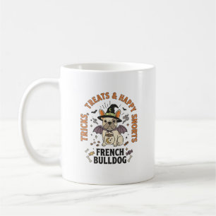 Taza De Café Trickster Bulldog Francés de Halloween