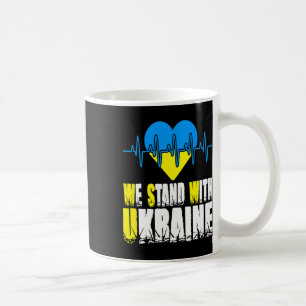 Taza De Café Tridente de Ucrania Bandera de Ucrania Bandera ucr