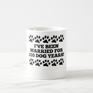 Taza De Café trigésimo Años del perro del aniversario