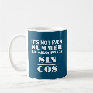 Taza De Café Trigonometría divertida Nerd Pun Math Lover Gift 