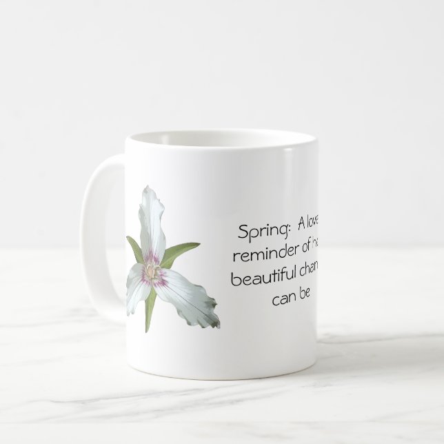 Taza De Café Trillium Spring Coffee Mug (Anverso izquierdo)