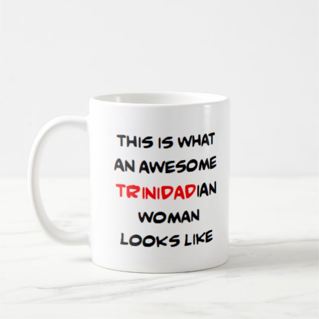 Taza De Café trinidadian woman, awesome (Izquierda)