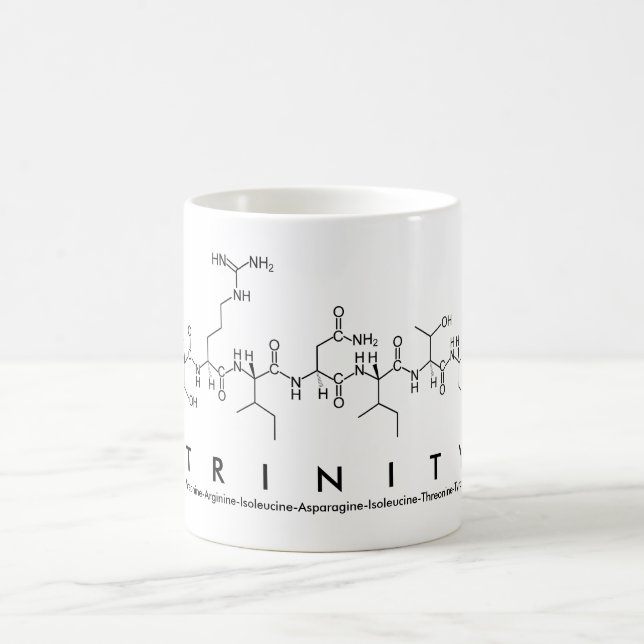 Taza De Café Trinity peptido name mug (Centro)