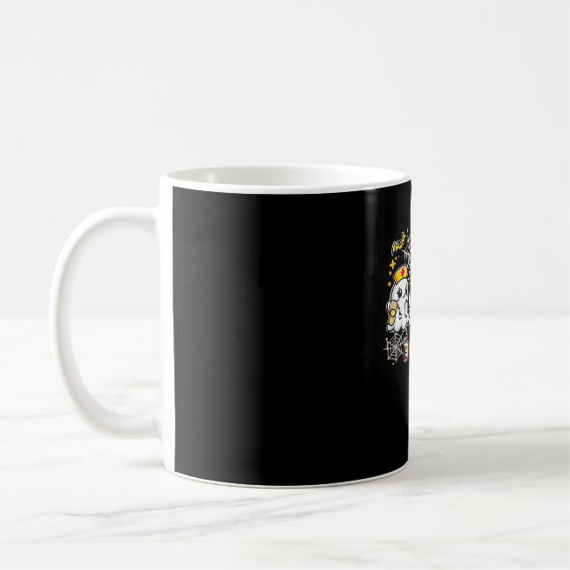 Taza De Café Trío de enfermeras de fantasía de Halloween con ki (Izquierda)